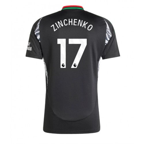 Dres Arsenal Oleksandr Zinchenko #17 Gostujuci 2024-25 Kratak Rukav